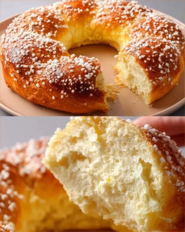 Brioche soffice e dorata, ideale per colazione o merenda.