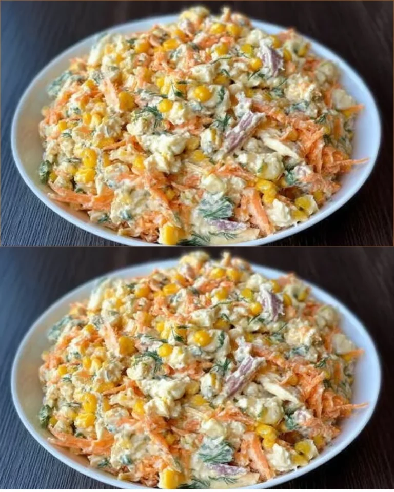 Insalata Coreana con Pollo e Carote, ricca di sapori e ingredienti freschi