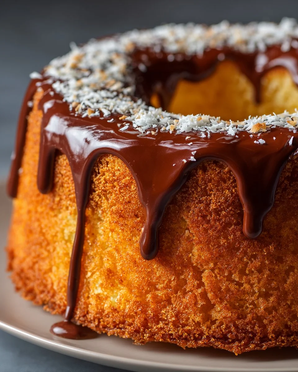 Torta di Pan di Spagna al Latte Caldo
