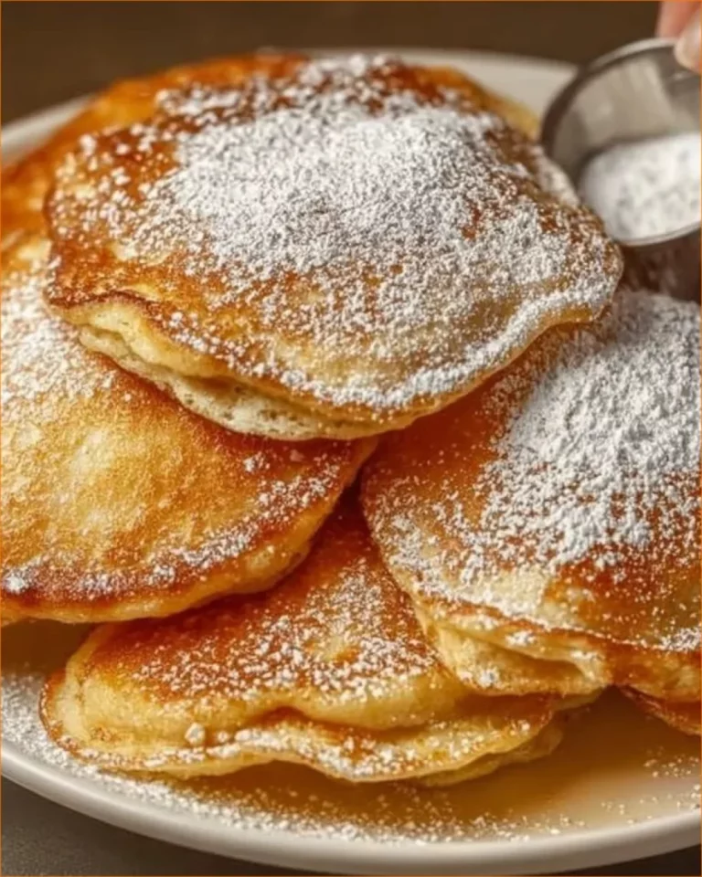 Pancake di mele morbide e fragranti serviti con sciroppo d'acero