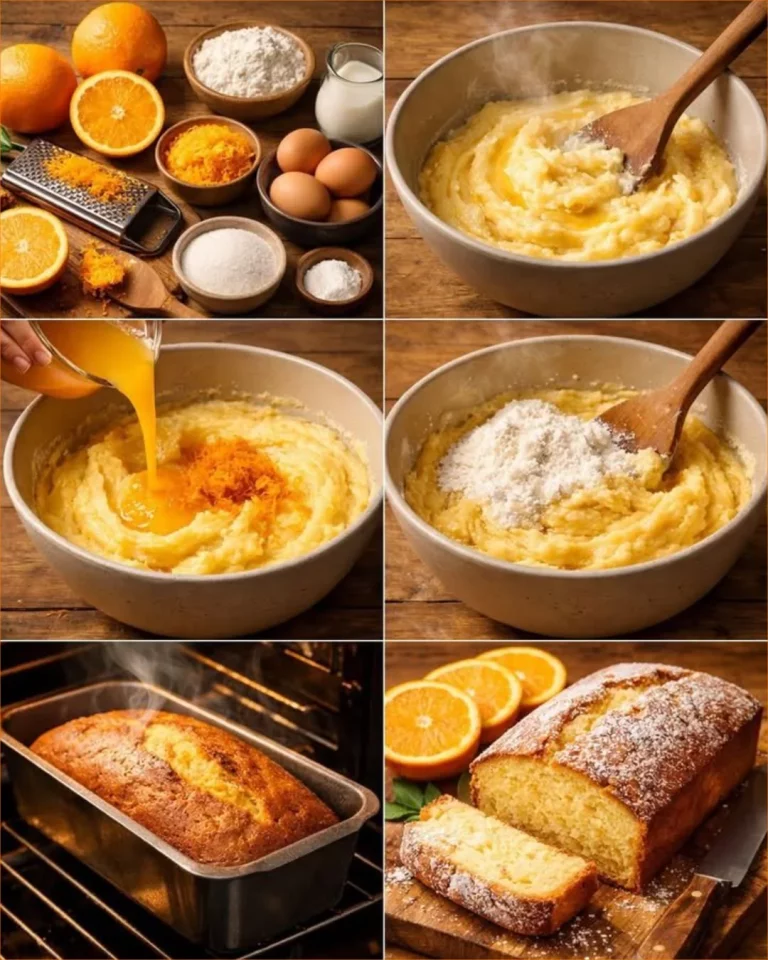 Pane all'Arancia fresco e profumato sfornato, ideale per colazione o merenda.