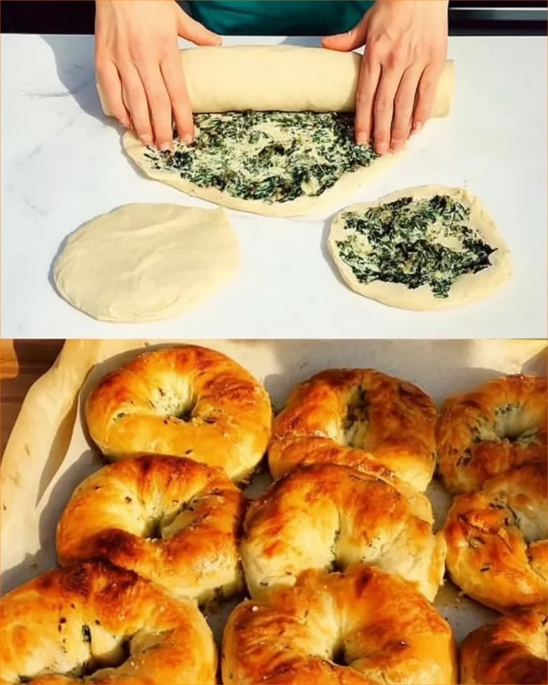 Pasta Brisée agli Spinaci pronta da servire con ingredienti freschi.