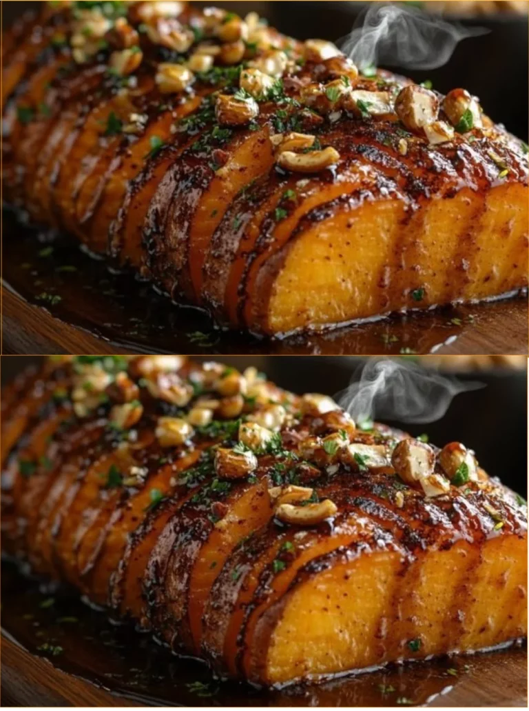 Patate dolci al forno con noci, ricetta sana e gustosa