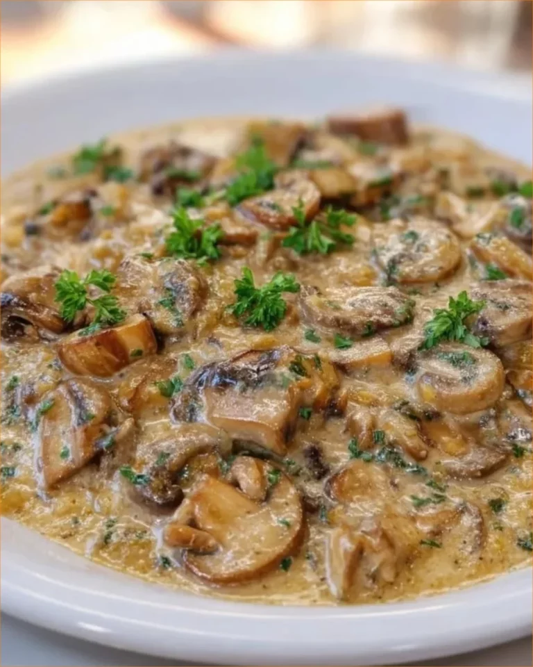 Salsa di Funghi e Panna cremosa pronta da servire