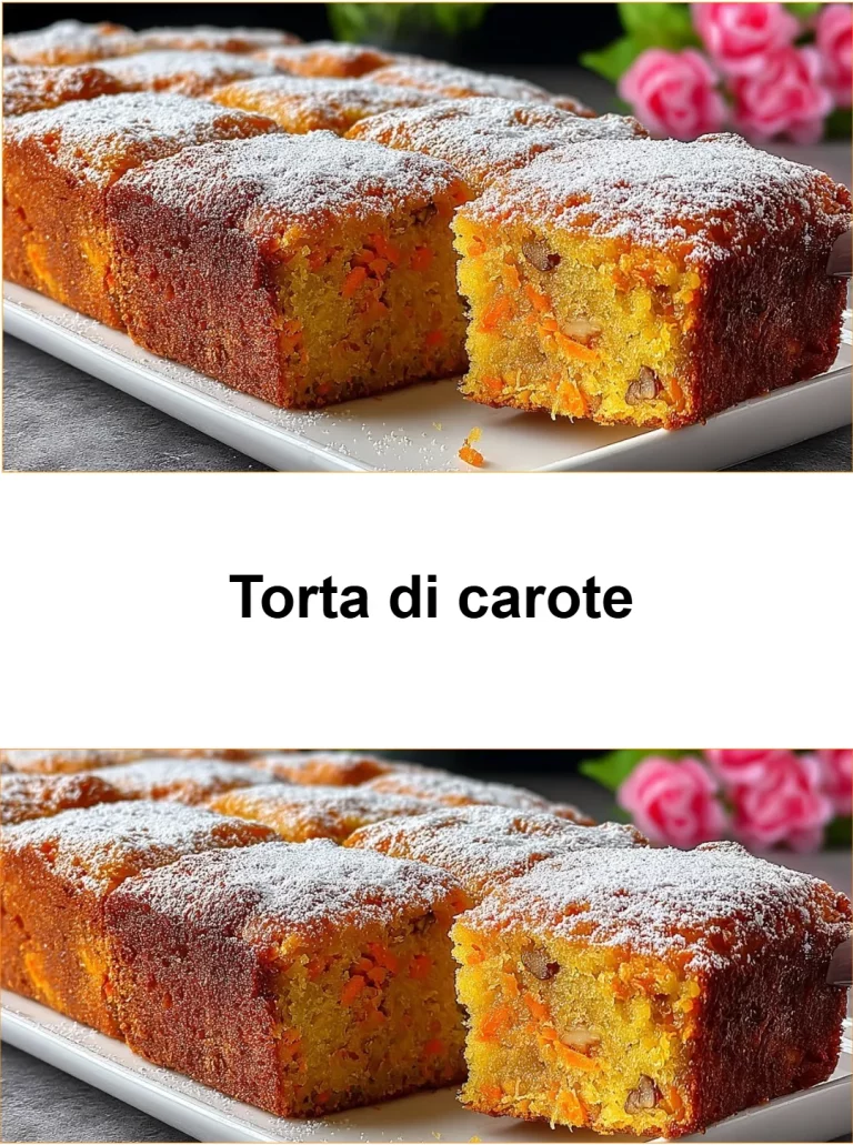 Fetta di torta di carote su un piatto bianco, pronta da gustare.