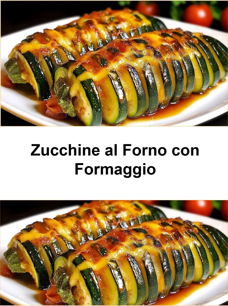 Zucchine al forno con formaggio, piatto delizioso e facile da preparare
