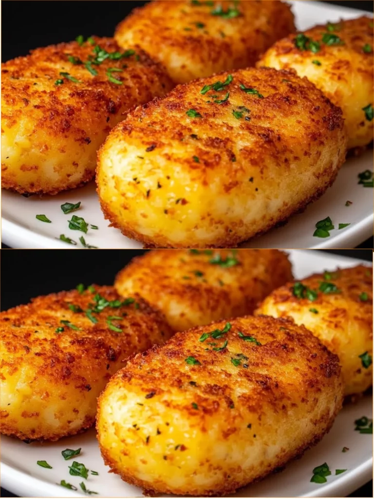 Deliziose crocchette di patate e verdure dorate e croccanti
