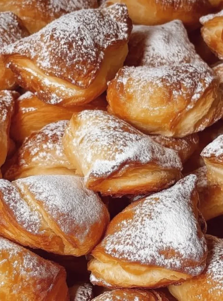 Fagottini con marmellata freschi e invitanti su un piatto caldo.
