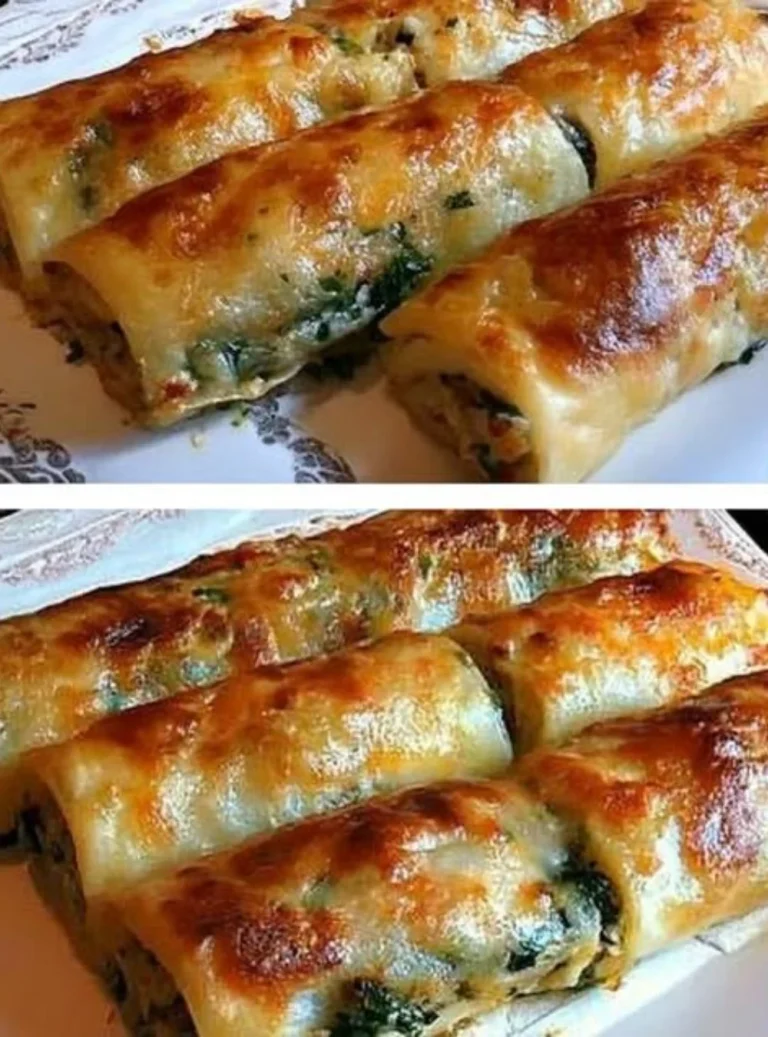 Rotolini di patate e pollo cucinati con ingredienti freschi e gustosi