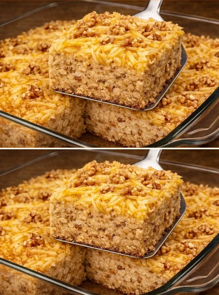 Torta di Avena e Mela fresca e invitante, ideale per dessert salutari.