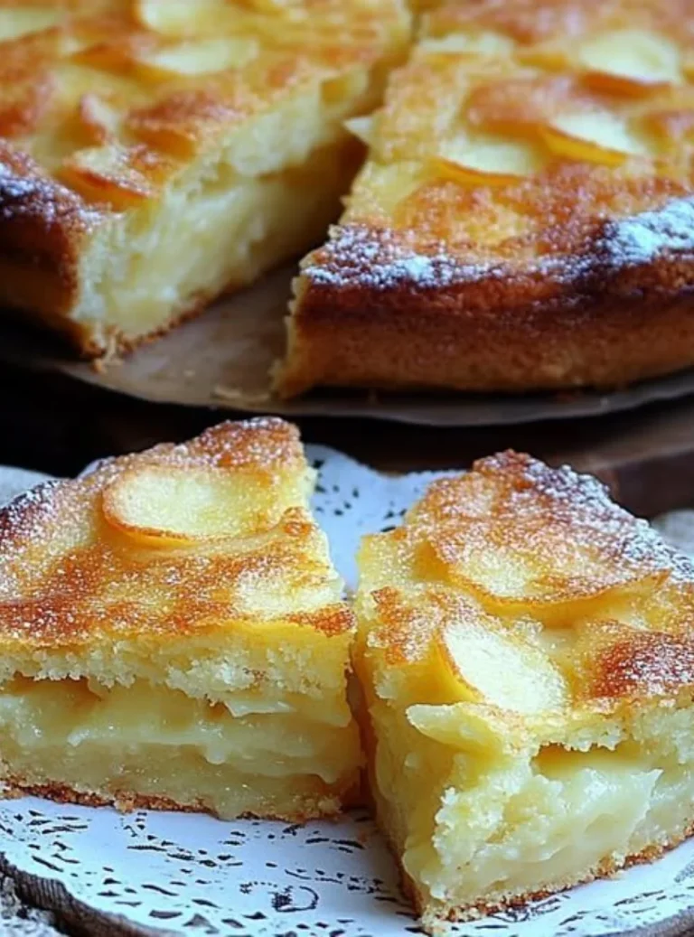 Fetta di torta di mele soffice servita su un piatto elegante.