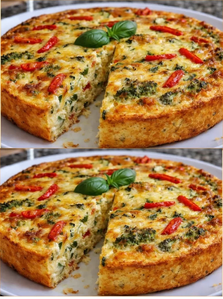Torta di Verdure Senza Farina, piatto sano e delizioso a base di ortaggi
