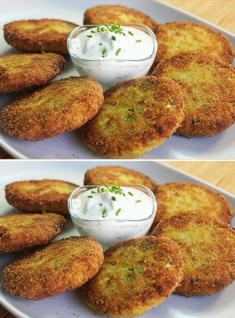 Tortine di Cavolo dorate appena sfornate su un piatto elegante.